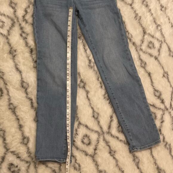 Frame - Le Garcon Mid-Rise Boyfriend Jean in Light Blue Overturn-size 25 - Picture 13 of 14